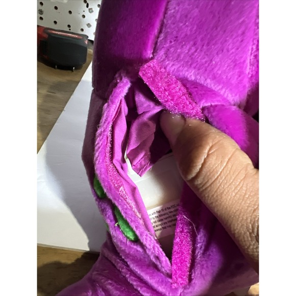 Playskool Especially My Barney Talking Singing Plush 2000 Vintage untested - NEW - Picture 4 of 4